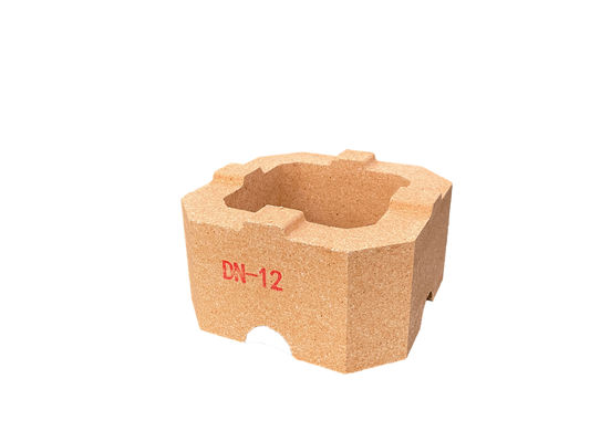 comprar 1520C ladrillo de fuego de alta temperatura DN12 ladrillos resistentes a la alta temperatura baja porosidad aparente online manufacture